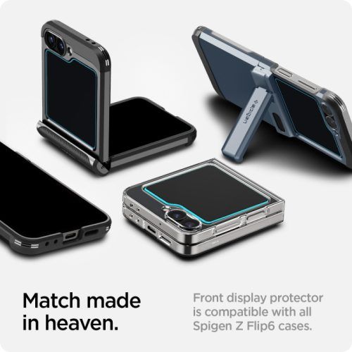 Alternative view of Spigen GLAS.tR EZ Fit HD Tempered Glass Samsung Galaxy Z Flip 5/6/7 FE (2-Pack)