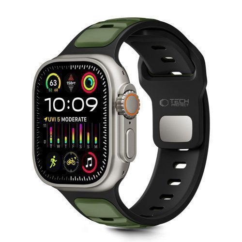 Λουράκι Tech-Protect IconBand Line Black Green Apple Watch 44/45/46/49mm