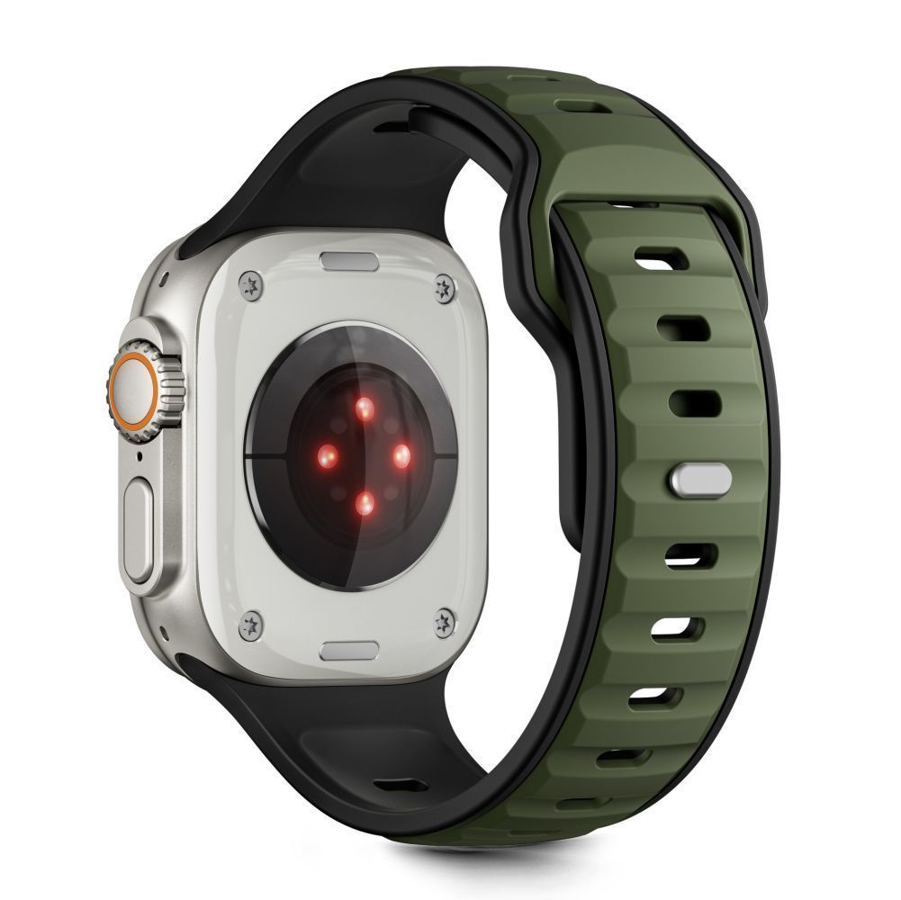 Λουράκι Tech-Protect IconBand Line Black Green Apple Watch 44/45/46/49mm APPLE WATCH Tech-Protect Λουράκι Tech-Protect IconBand Line Black Green Apple Watch 44/45/46/49mm - Image 2