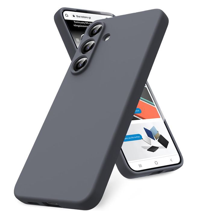 Θήκη Orso Rubber Silk Grey Samsung Galaxy A57 ΘΗΚΕΣ Orso Θήκη Orso Rubber Silk Grey Samsung Galaxy A57