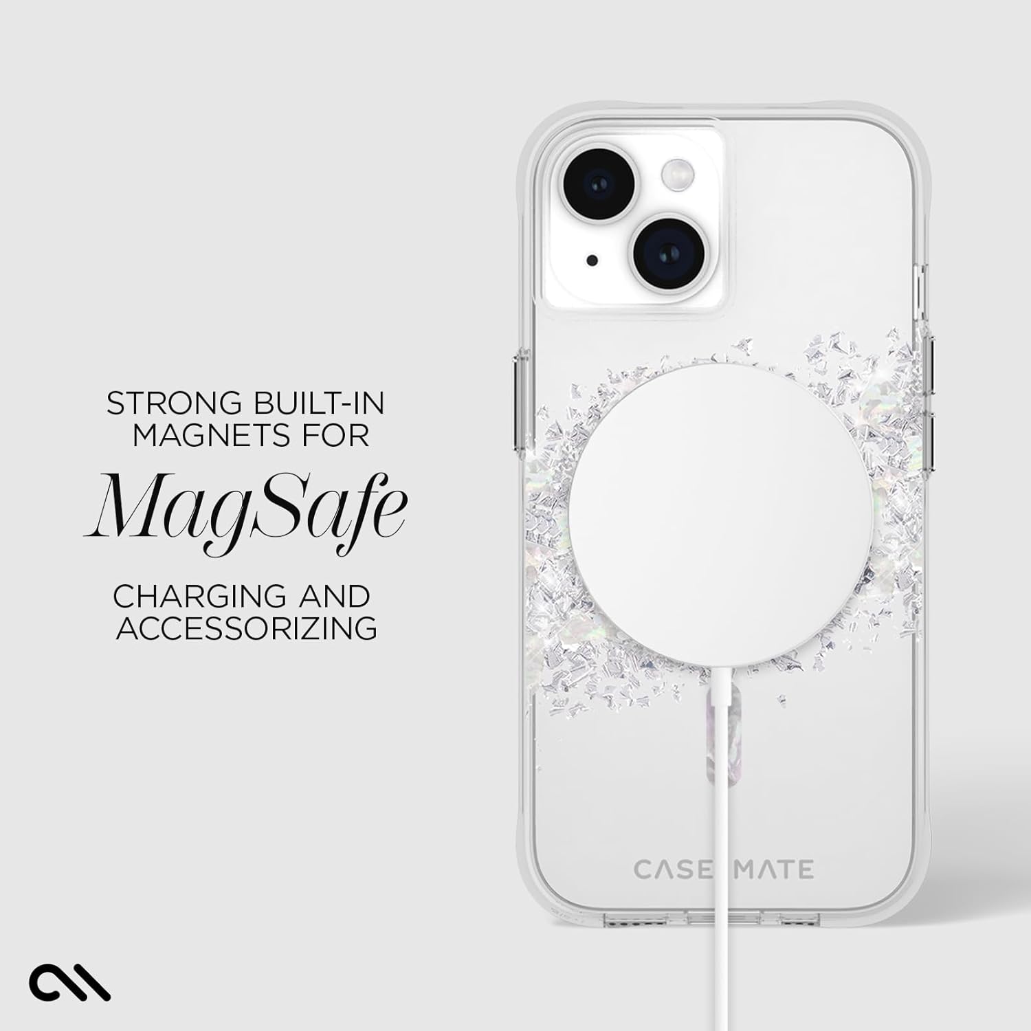 Θήκη Case-Mate Touch of Pearl Clear Magsafe iPhone 15/14/13 ΘΗΚΕΣ Case-Mate Θήκη Case-Mate Touch of Pearl Clear Magsafe iPhone 15/14/13 - Image 4