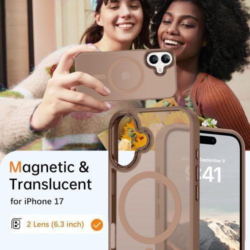 Alternative view of Θήκη Orso MagCase Focus Frosted Brown iPhone 17