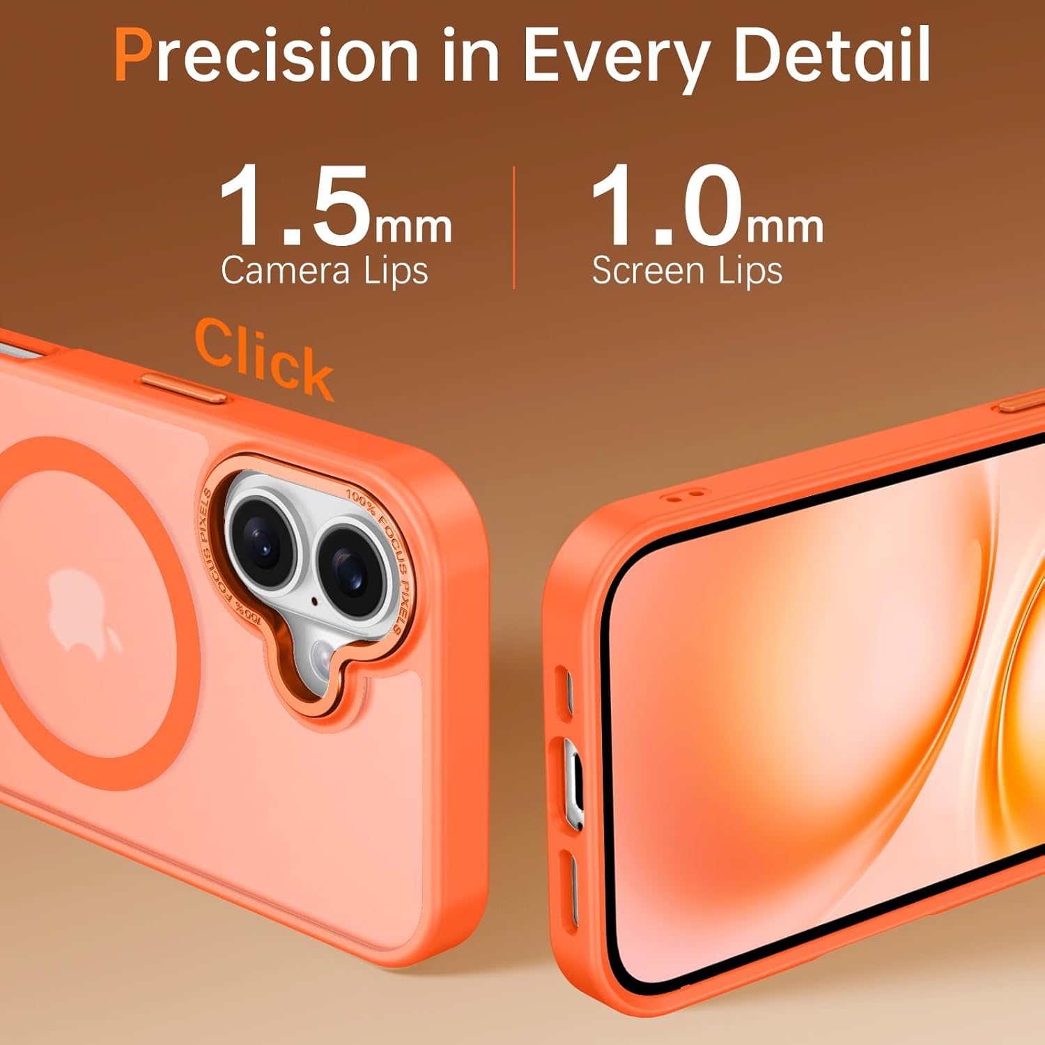 Θήκη Orso MagCase Focus Frosted Orange iPhone 17 ΘΗΚΕΣ Orso Θήκη Orso MagCase Focus Frosted Orange iPhone 17 - Image 7