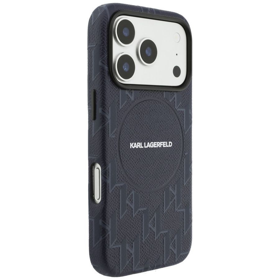 Θήκη Karl Lagerfeld Monogram Logo MagSafe Blue iPhone 17 Pro ΘΗΚΕΣ KARL LAGERFELD Θήκη Karl Lagerfeld Monogram Logo MagSafe Blue iPhone 17 Pro - Image 6