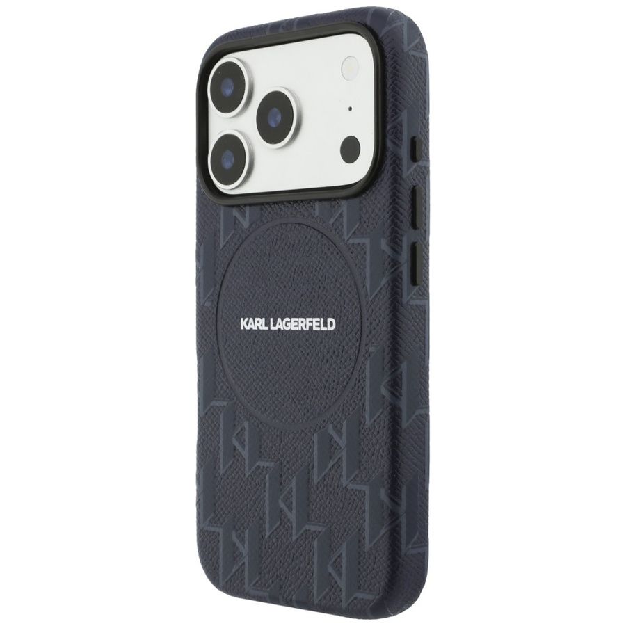 Θήκη Karl Lagerfeld Monogram Logo MagSafe Blue iPhone 17 Pro ΘΗΚΕΣ KARL LAGERFELD Θήκη Karl Lagerfeld Monogram Logo MagSafe Blue iPhone 17 Pro - Image 8
