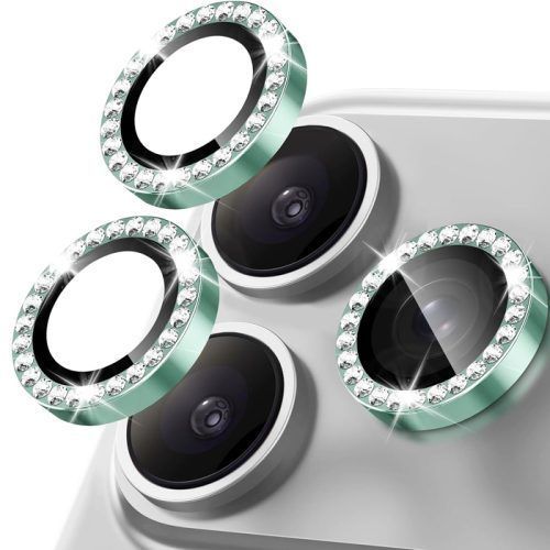Orso Lens Camera Tempered Glass Spring Green Diamonds iPhone 17 Pro/17 Pro Max ΠΡΟΣΤΑΣΙΑ ΟΘΟΝΗΣ Orso Orso Lens Camera Tempered Glass Spring Green Diamonds iPhone 17 Pro/17 Pro Max