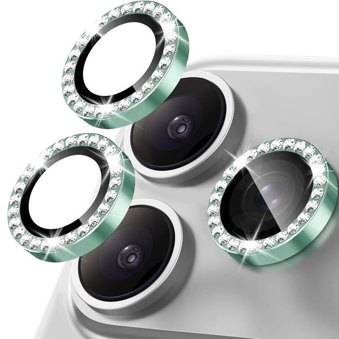 Orso Lens Camera Tempered Glass Spring Green Diamonds iPhone 17 Pro/17 Pro Max ΠΡΟΣΤΑΣΙΑ ΟΘΟΝΗΣ Orso Orso Lens Camera Tempered Glass Spring Green Diamonds iPhone 17 Pro/17 Pro Max