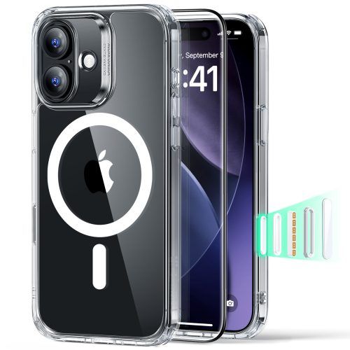 ESR Set Classic Hybrid (Camera Control) HaloLock MagSafe Clear iPhone 17 ΘΗΚΕΣ ESR ESR Set Classic Hybrid (Camera Control) HaloLock MagSafe Clear iPhone 17