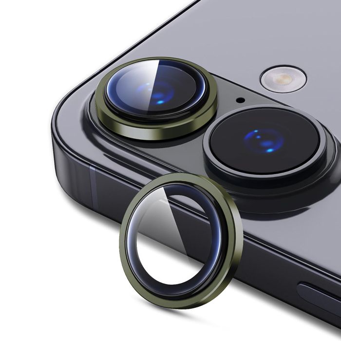 Orso Lens Camera Tempered Glass Forest Green iPhone 17/16/16 Plus ΠΡΟΣΤΑΣΙΑ ΟΘΟΝΗΣ Orso Orso Lens Camera Tempered Glass Forest Green iPhone 17/16/16 Plus