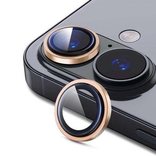 Orso Lens Camera Tempered Glass Gold iPhone 17/16/16 Plus