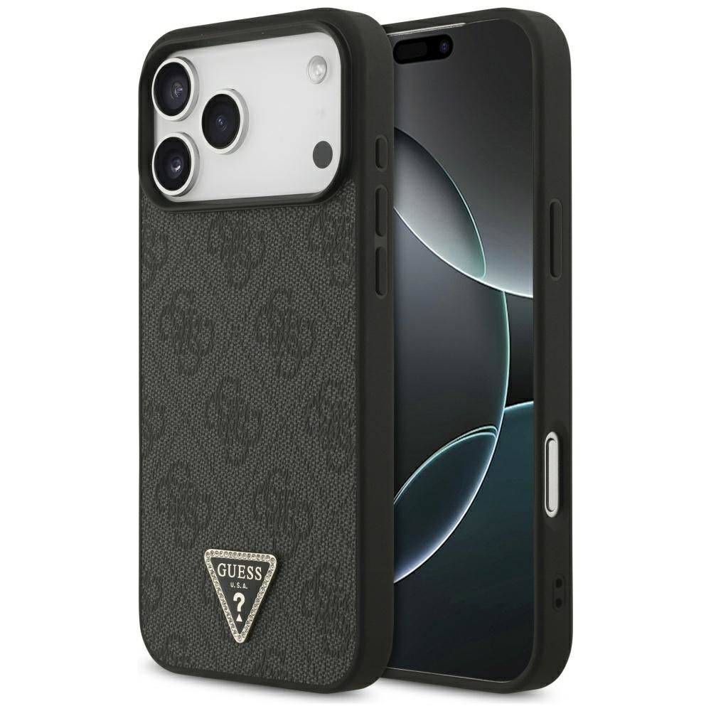 Θήκη Guess 4G Triangle Strass Magsafe Black iPhone 17 Pro Max ΘΗΚΕΣ Guess Θήκη Guess 4G Triangle Strass Magsafe Black iPhone 17 Pro Max