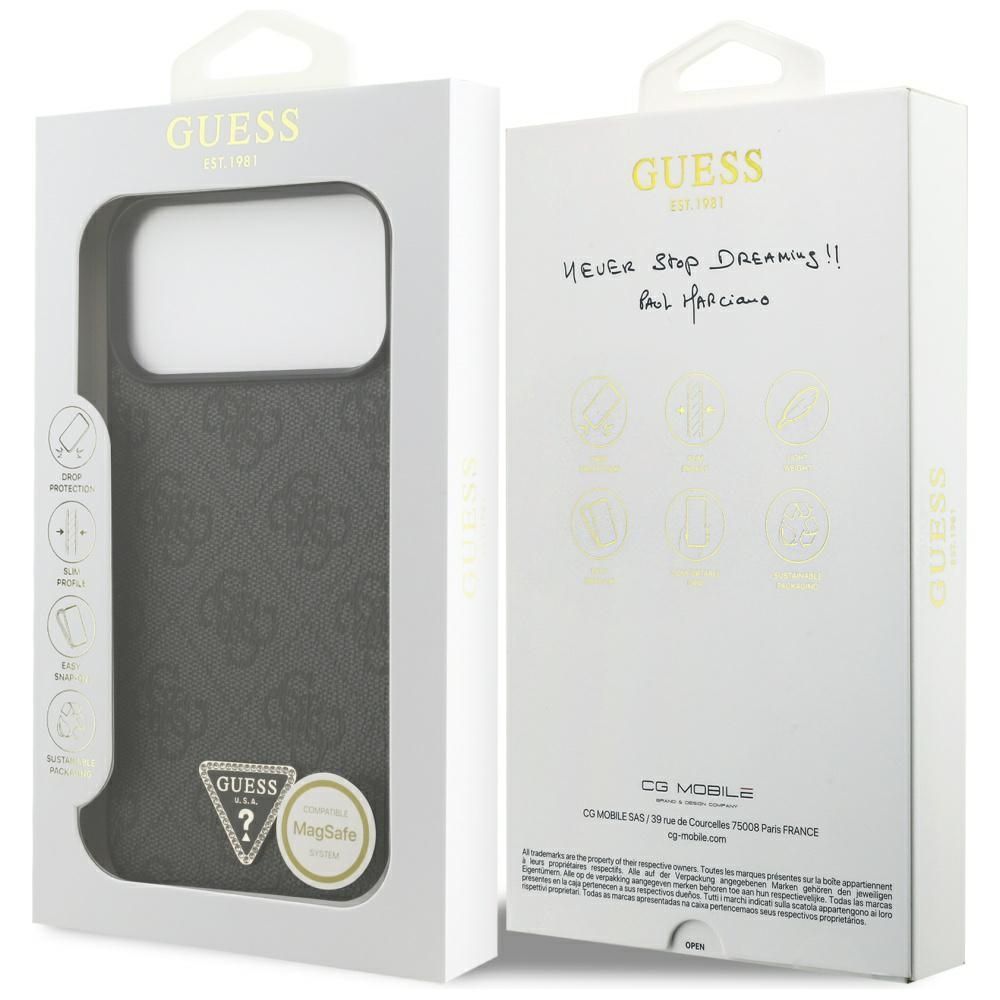 Θήκη Guess 4G Triangle Strass Magsafe Black iPhone 17 Pro Max ΘΗΚΕΣ Guess Θήκη Guess 4G Triangle Strass Magsafe Black iPhone 17 Pro Max - Image 8