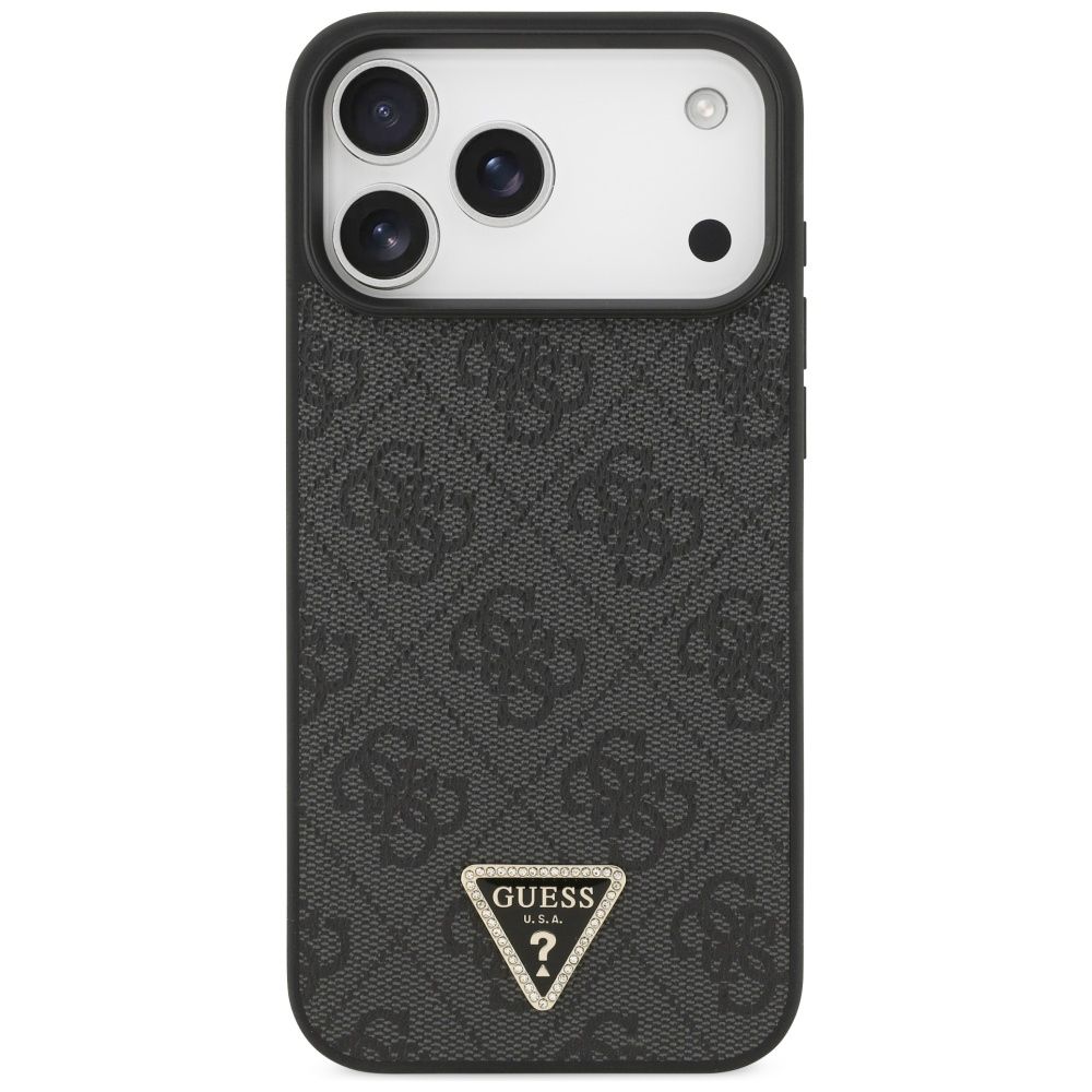 Θήκη Guess 4G Triangle Strass Magsafe Black iPhone 17 Pro Max ΘΗΚΕΣ Guess Θήκη Guess 4G Triangle Strass Magsafe Black iPhone 17 Pro Max - Image 3