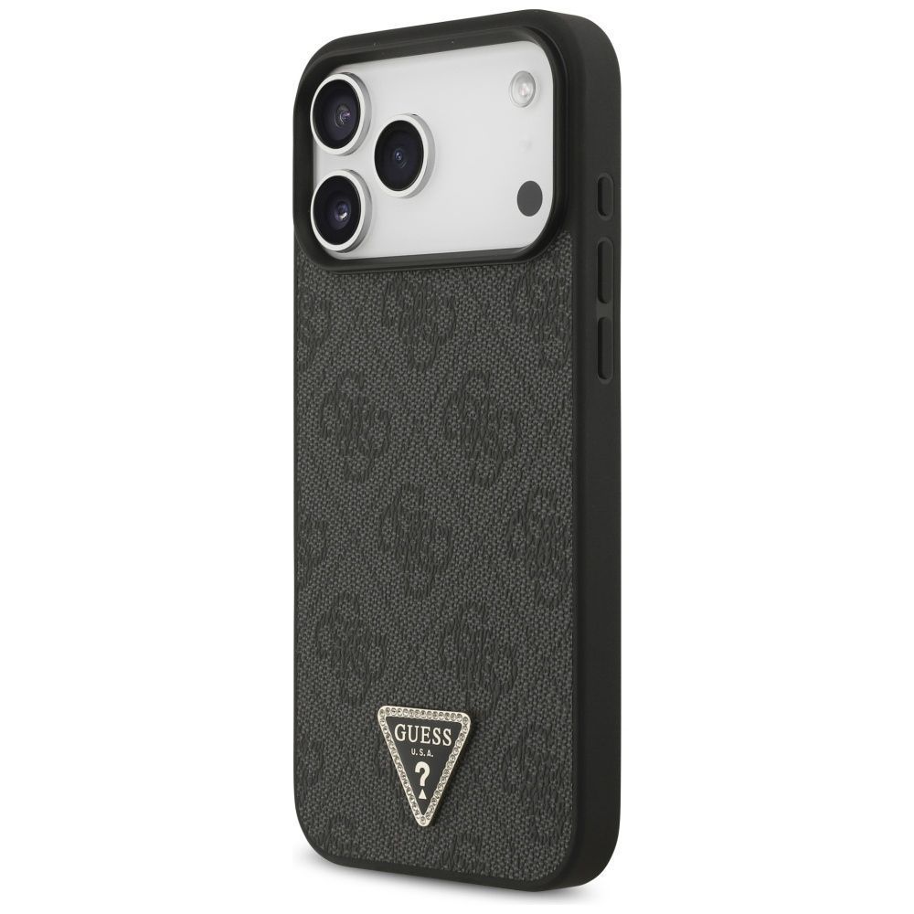 Θήκη Guess 4G Triangle Strass Magsafe Black iPhone 17 Pro Max ΘΗΚΕΣ Guess Θήκη Guess 4G Triangle Strass Magsafe Black iPhone 17 Pro Max - Image 2