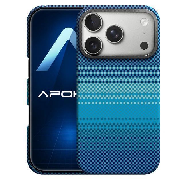 Θήκη Apokin Kevlar Fiber Magsafe Blue iPhone 17 Pro Max ΘΗΚΕΣ Orso Θήκη Apokin Kevlar Fiber Magsafe Blue iPhone 17 Pro Max