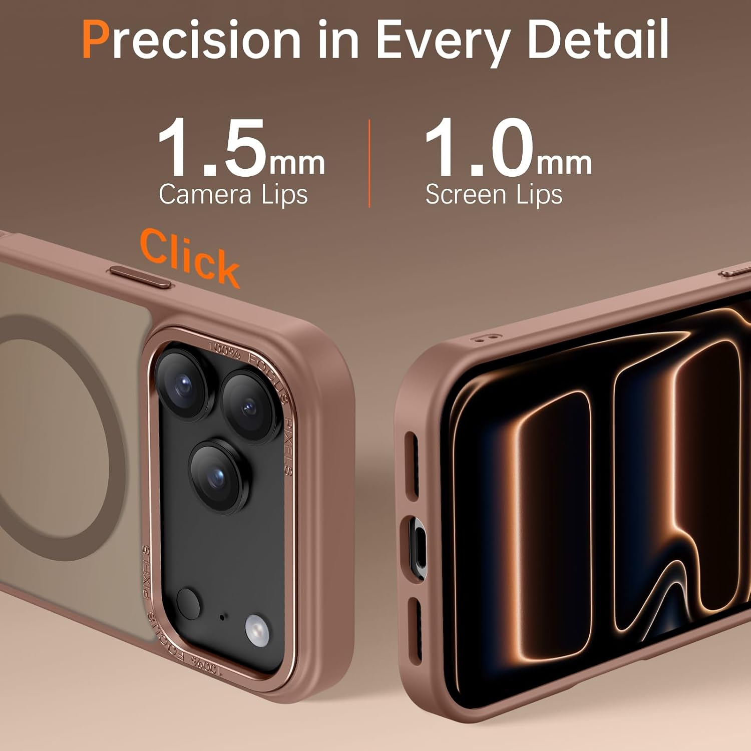 Θήκη Orso MagCase Focus Frosted Brown iPhone 17 Pro Max ΘΗΚΕΣ Orso Θήκη Orso MagCase Focus Frosted Brown iPhone 17 Pro Max - Image 3