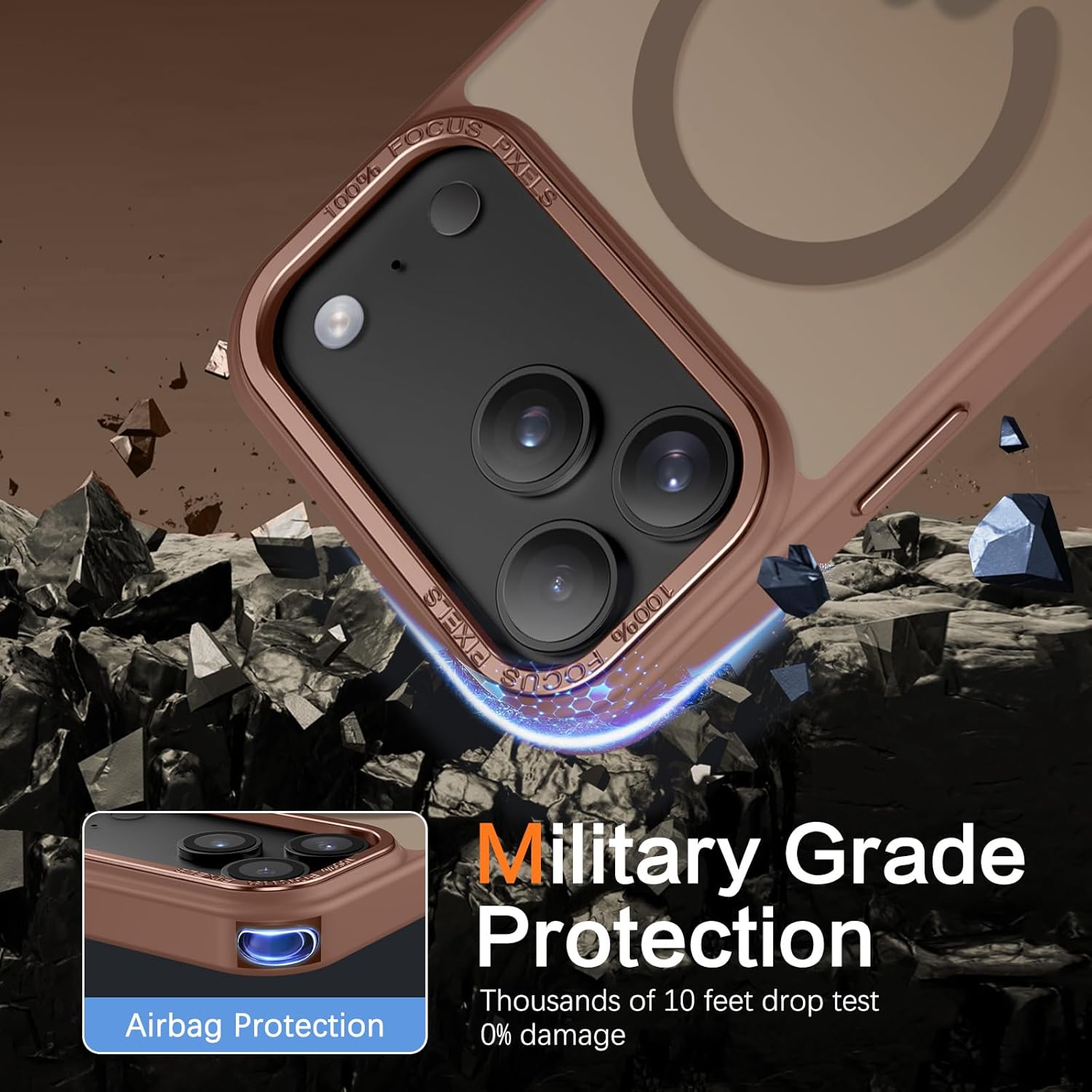 Θήκη Orso MagCase Focus Frosted Brown iPhone 17 Pro Max ΘΗΚΕΣ Orso Θήκη Orso MagCase Focus Frosted Brown iPhone 17 Pro Max - Image 8