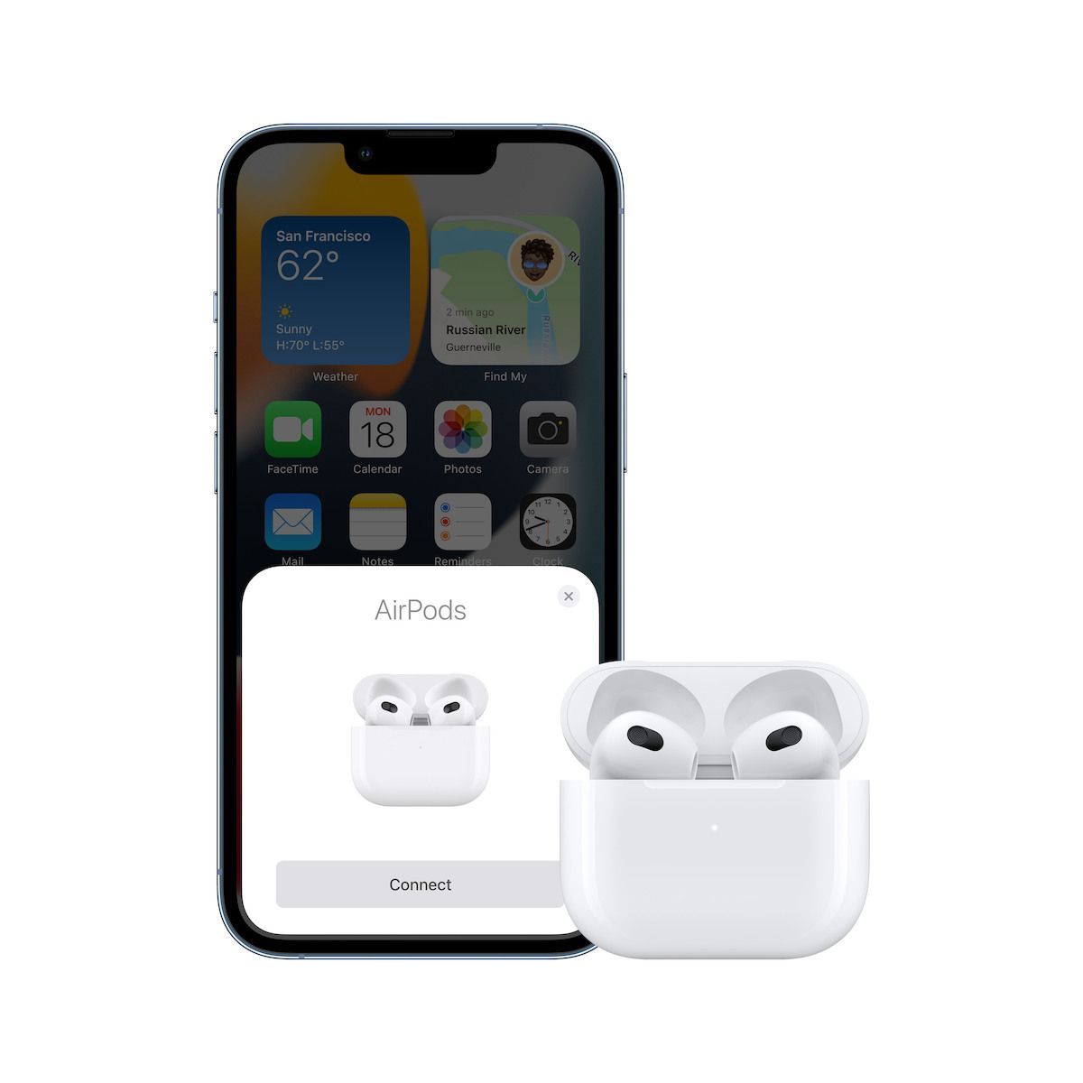 Apple AirPods 3 με MagSafe Charging Case ΑΚΟΥΣΤΙΚΑ-BLUETOOTH Apple Apple AirPods 3 με MagSafe Charging Case - Image 5