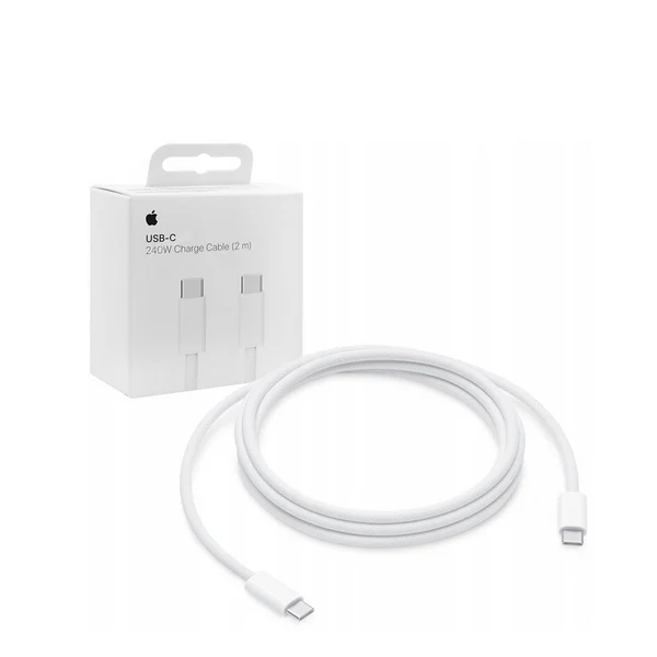 Apple USB-C Woven Charge Cable 2M 240W Retail (MU2G3ZM/A) APPLE Apple Apple USB-C Woven Charge Cable 2M 240W Retail (MU2G3ZM/A)