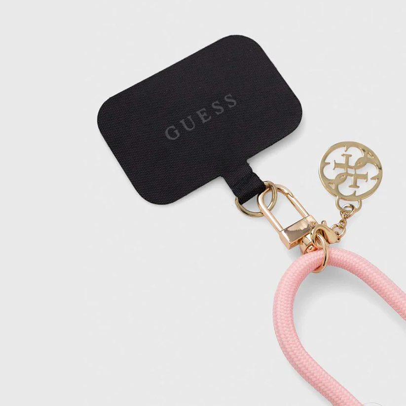 Guess Universal Crossbody CBDY Cord Nylon 4G Metal Charm Pink GADGETS Guess Guess Universal Crossbody CBDY Cord Nylon 4G Metal Charm Pink - Image 3