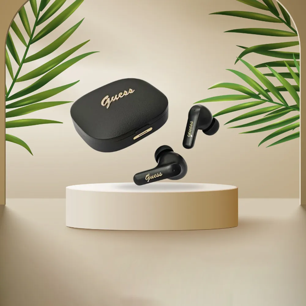 Guess TWS Bluetooth In-Ear Earbuds Script Metal Logo Black ΑΚΟΥΣΤΙΚΑ-BLUETOOTH Guess Guess TWS Bluetooth In-Ear Earbuds Script Metal Logo Black - Image 6