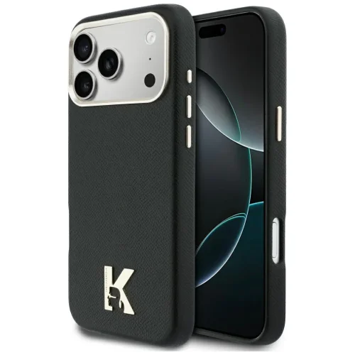 Θήκη Karl Lagerfeld Karl Head Logo MagSafe Leather Black iPhone 17 Pro Max ΘΗΚΕΣ KARL LAGERFELD Θήκη Karl Lagerfeld Karl Head Logo MagSafe Leather Black iPhone 17 Pro Max