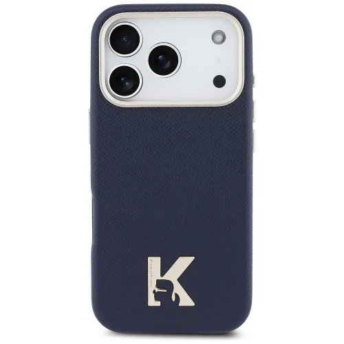 Alternative view of Θήκη Karl Lagerfeld Karl Head Logo MagSafe Leather Blue iPhone 17 Pro Max