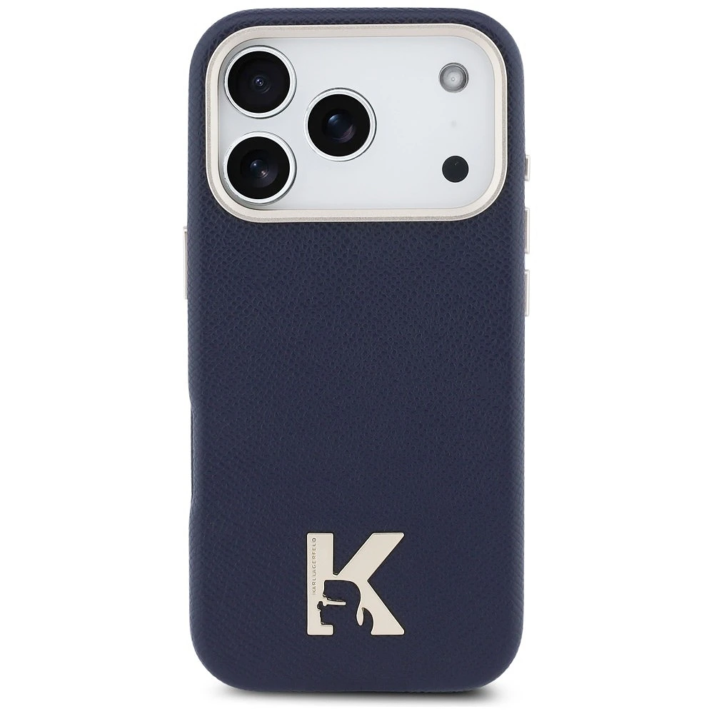Θήκη Karl Lagerfeld Karl Head Logo MagSafe Leather Blue iPhone 17 Pro Max ΘΗΚΕΣ KARL LAGERFELD Θήκη Karl Lagerfeld Karl Head Logo MagSafe Leather Blue iPhone 17 Pro Max - Image 2