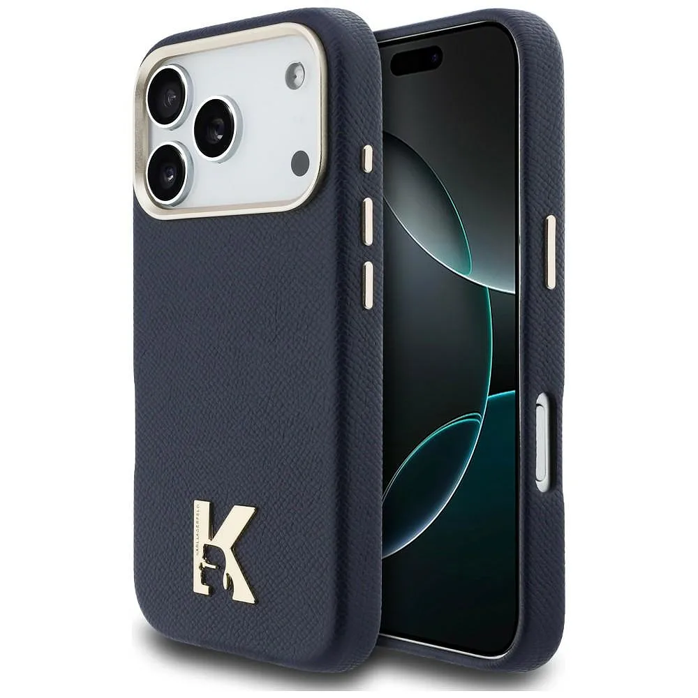 Θήκη Karl Lagerfeld Karl Head Logo MagSafe Leather Blue iPhone 17 Pro Max ΘΗΚΕΣ KARL LAGERFELD Θήκη Karl Lagerfeld Karl Head Logo MagSafe Leather Blue iPhone 17 Pro Max