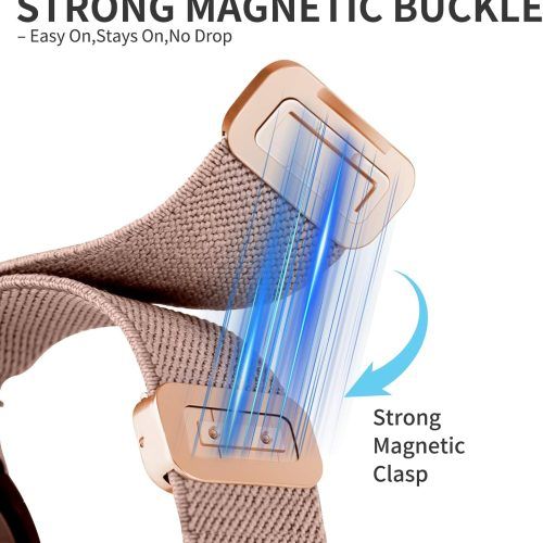 Alternative view of Λουράκι Celtic Stretchy Band White Apple Watch 38/40/41/42 Series 10/11
