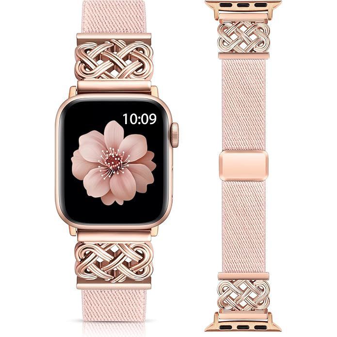 Λουράκι Celtic Stretchy Band Pink Apple Watch 38/40/41/42 Series 10/11 APPLE WATCH Orso Λουράκι Celtic Stretchy Band Pink Apple Watch 38/40/41/42 Series 10/11