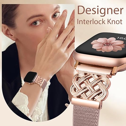 Λουράκι Celtic Stretchy Band Pink Apple Watch 38/40/41/42 Series 10/11 APPLE WATCH Orso Λουράκι Celtic Stretchy Band Pink Apple Watch 38/40/41/42 Series 10/11 - Image 6