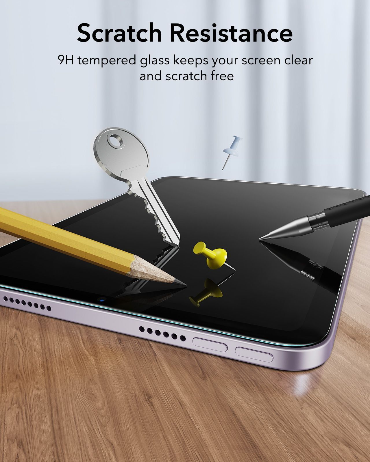 ESR UltraFit Classic Tempered Glass iPad Mini 6/7 (2-Pack) ΠΡΟΣΤΑΣΙΑ ΟΘΟΝΗΣ ESR ESR UltraFit Classic Tempered Glass iPad Mini 6/7 (2-Pack) - Image 8