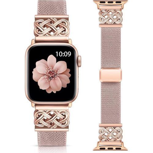 Λουράκι Celtic Stretchy Band Rose Gold Apple Watch 38/40/41/42 Series 10/11