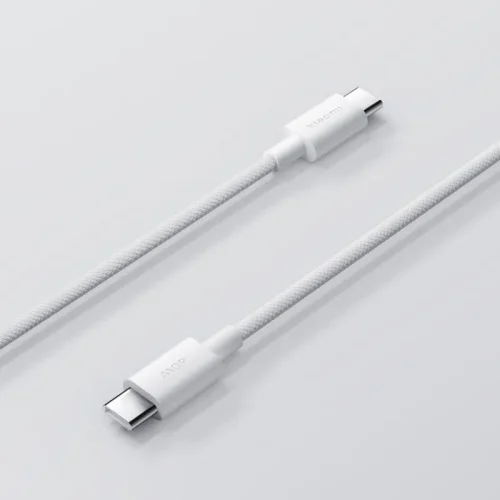 Alternative view of Καλώδιο Xiaomi 3A Braided 60W USB-C to USB-C 1m White