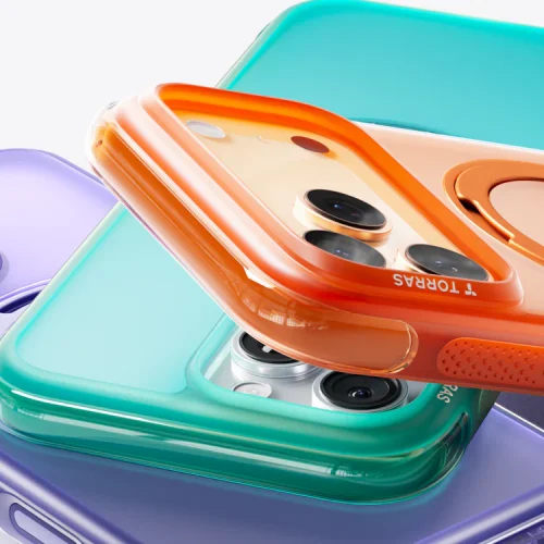 Alternative view of Θήκη Torras Ostand R Air MagSafe Kickstand Cosmic Orange iPhone 17 Pro Max