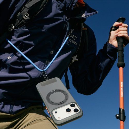 Alternative view of Θήκη Torras Ostand R Air MagSafe Kickstand Shadow Black iPhone 17 Pro Max