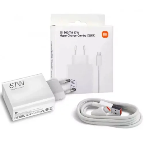 Xiaomi HyperCharge 67W Combo 6A White (USB-A with Cable)