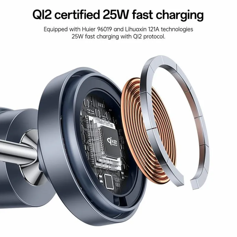 Yesido 3in1 Qi2.2 MagSafe Wireless Charging Station 25W (DS40) APPLE WATCH Yesido Yesido 3in1 Qi2.2 MagSafe Wireless Charging Station 25W (DS40) - Image 4