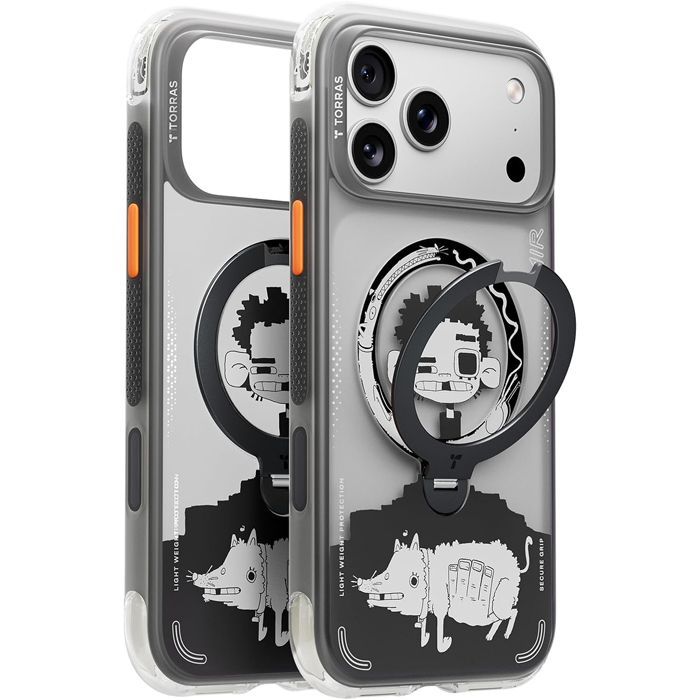 Θήκη Torras Ostand Spin Air MagSafe Kickstand Dawnbreak Guard iPhone 17 Pro Max ΘΗΚΕΣ TORRAS Θήκη Torras Ostand Spin Air MagSafe Kickstand Dawnbreak Guard iPhone 17 Pro Max