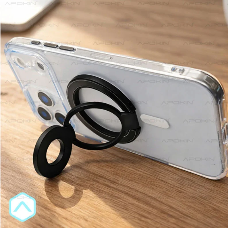 Apokin MagSafe Double Grip Ring Stand Orange MAGSAFE GADGETS Apokin Apokin MagSafe Double Grip Ring Stand Orange - Image 3