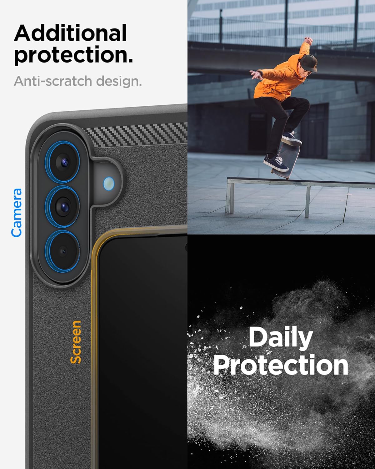Θήκη Spigen Rugged Armor Matte Black Samsung Galaxy A57 5G ΘΗΚΕΣ Spigen Θήκη Spigen Rugged Armor Matte Black Samsung Galaxy A57 5G - Image 7