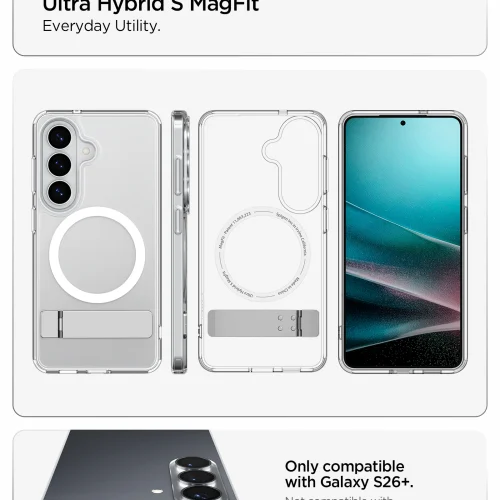 Alternative view of Θήκη Spigen Ultra Hybrid S MagFit Clear Samsung Galaxy S26 Ultra