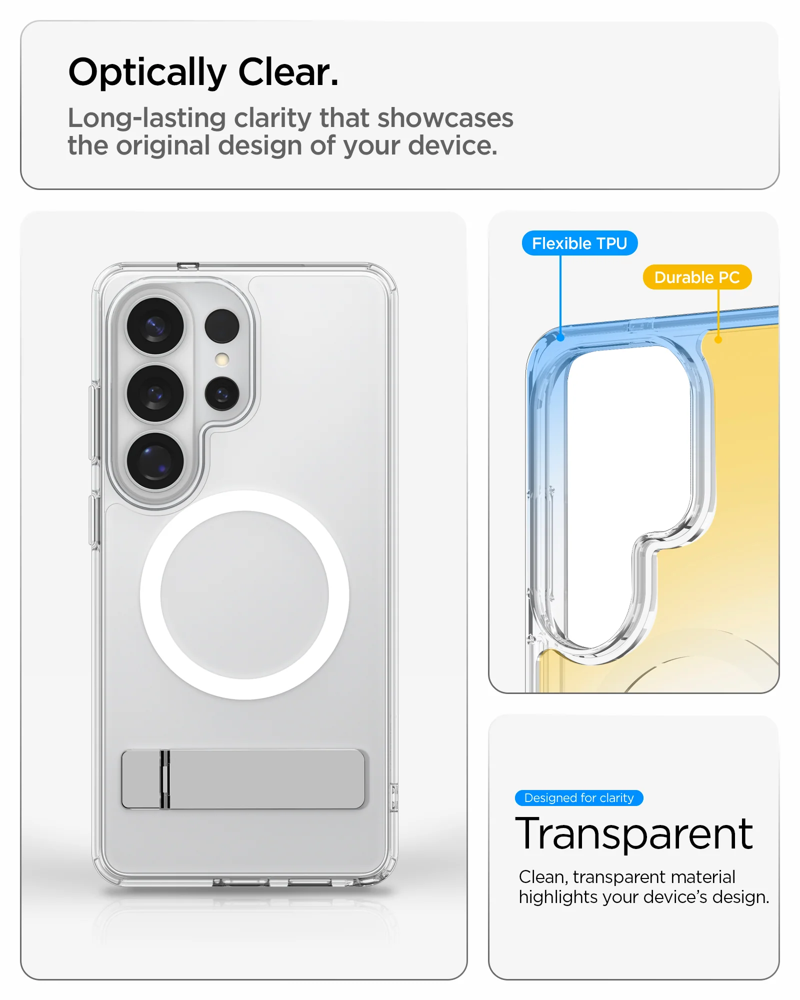 Θήκη Spigen Ultra Hybrid S MagFit Clear Samsung Galaxy S26 Ultra ΘΗΚΕΣ Spigen Θήκη Spigen Ultra Hybrid S MagFit Clear Samsung Galaxy S26 Ultra - Image 9