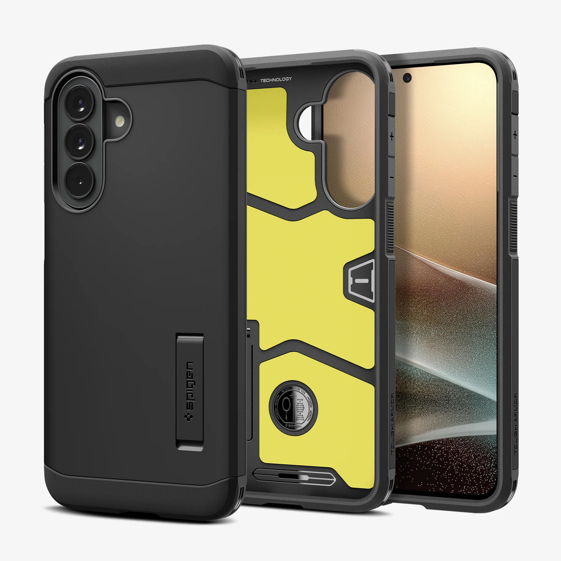 Θήκη Spigen Tough Armor T AI Frost Black Samsung Galaxy A57 5G ΘΗΚΕΣ Spigen Θήκη Spigen Tough Armor T AI Frost Black Samsung Galaxy A57 5G
