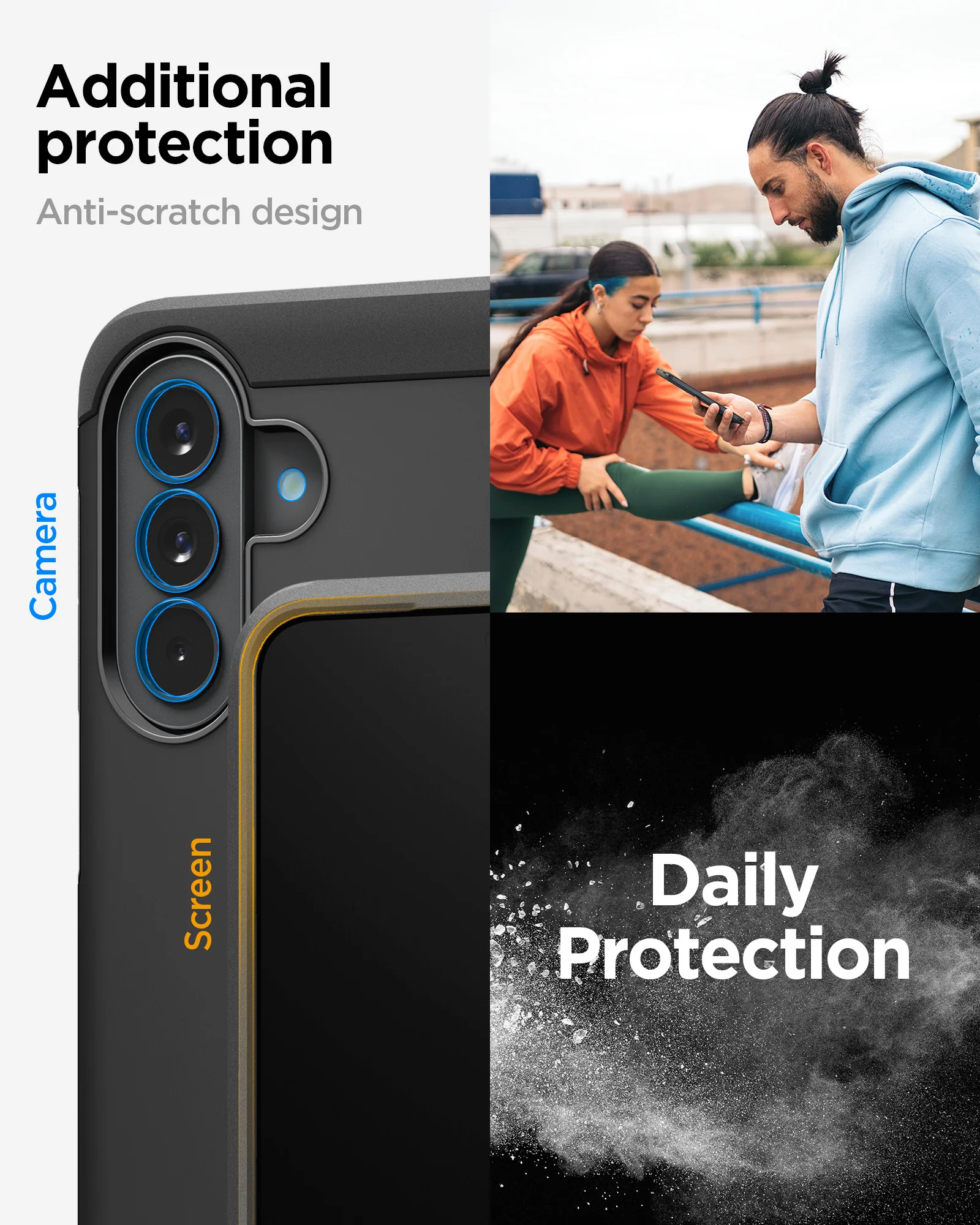 Θήκη Spigen Tough Armor T AI Frost Black Samsung Galaxy A57 5G ΘΗΚΕΣ Spigen Θήκη Spigen Tough Armor T AI Frost Black Samsung Galaxy A57 5G - Image 9
