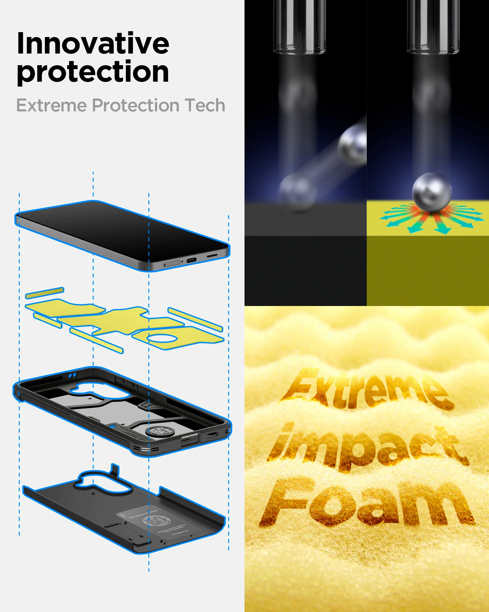 Θήκη Spigen Tough Armor T AI Frost Black Samsung Galaxy A57 5G ΘΗΚΕΣ Spigen Θήκη Spigen Tough Armor T AI Frost Black Samsung Galaxy A57 5G - Image 7