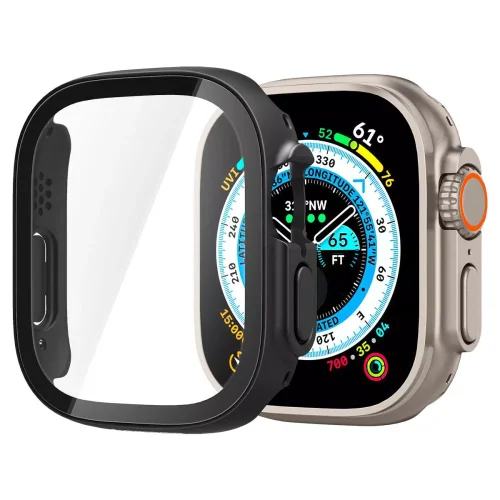 Θήκη Spigen Thin Fit 360 Black Apple Watch Ultra 49mm (ACS05558) APPLE WATCH Spigen Θήκη Spigen Thin Fit 360 Black Apple Watch Ultra 49mm (ACS05558)