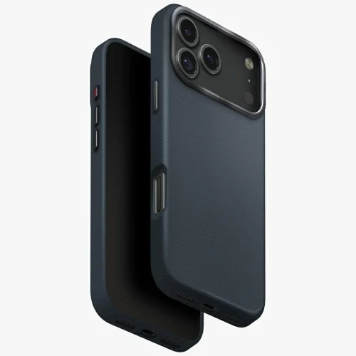 Θήκη UNIQ Lyden Vegan Leather MagClick Charging Blue iPhone 17 Pro Max