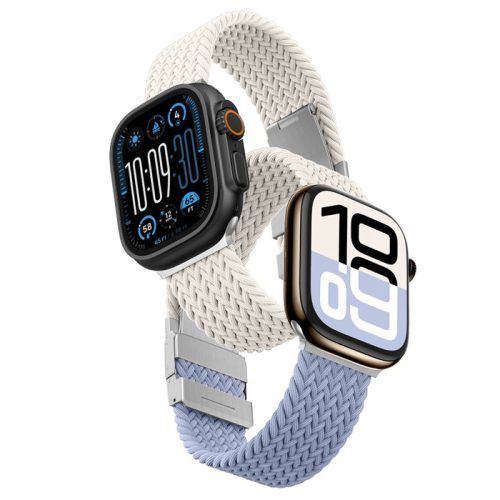 Λουράκι AmazingThing Glamour Blend Dual Tone Ivory Mist Apple Watch 38/40/41/42mm Series 10/11 APPLE WATCH AmazingThing Λουράκι AmazingThing Glamour Blend Dual Tone Ivory Mist Apple Watch 38/40/41/42mm Series 10/11